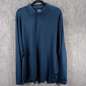 Snake Eyes Players Collection Dry-18 Rugby Shirt Men's Large Navy Blue Stretch